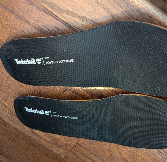 Leather Timberland Women's Black Wedge Boots Size 9.5 - Picture 7 of 10